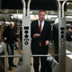 New York City Mayor Bill de Blasio enters the subway station Tuesday, March 22, 2016. (AP Photo/Frank Franklin II, Pool)